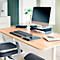 Repose-poignets Leitz Ergo, pour toute la longueur des claviers, L 71 x P 437 x H 22 mm, gris velours