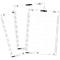Reserve-insteekkaartjes, 30 x 60 mm, 540 stuks