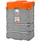 Réservoir d'huile usée CUBE, système complet, l. 1200 x P 1800 x H 1800 mm, 2500 L, avec filtre et égouttoir