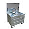 Réservoir de collecte BAUER ASB 450-I, en tôle d'acier, cuve intérieure en acier inoxydable, empilable, verrouillable, L 1200 x P 885 x H 830 mm