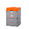 Réservoir de diesel CEMO CUBE Outdoor Basic, volume de 1500 l, couvercle à charnière, pompe électrique 230 V, L 1200 x P 1150 x H 1800 mm