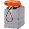 Réservoir de diesel CEMO CUBE Outdoor Basic, volume de 2500 l, couvercle à charnière, pompe électrique 230 V, L 1200 x P 1800 x H 1800 mm