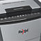 Close-up of a Rexel paper shredder with controls and the word "Automatic".