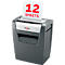 Rexel Momentum X312 Aktenvernichter P3, Partikelschnitt 5 x 42 mm, 23 l, 12 Blatt Schnittleistung, Anti-Papierstau-Technologie, schwarz