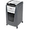 Rexel Optimum AutoFeed+ 225M Aktenvernichter P5, Vollautomatik, Mikroschnitt 2 x 15 mm, 60 l, 225 Blatt Schnittleistung, mit Rollen, schwarz