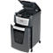 Rexel Optimum AutoFeed+ 225M Aktenvernichter P5, Vollautomatik, Mikroschnitt 2 x 15 mm, 60 l, 225 Blatt Schnittleistung, mit Rollen, schwarz