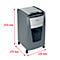 Rexel Optimum AutoFeed+ 225M papiervernietiger P5, volledig automatisch, micro cut 2 x 15 mm, 60 l, 225 vellen snijcapaciteit, met rollen, zwart