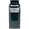 Rexel Optimum AutoFeed+ 600M Aktenvernichter P5, Vollautomatik, Mikroschnitt 2 x 15 mm, 110 l, 600 Blatt Schnittleistung, mit Rollen, schwarz