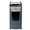 Rexel Optimum AutoFeed+ 600M papiervernietiger P5, volautomatisch, microsnede 2 x 15 mm, 110 l, snijcapaciteit 600 vel, met rollen, zwart