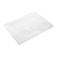 A white, folded cloth lying on a white background.