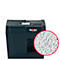 Rexel Secure X6 papiervernietiger P4, deeltjes snijden 4 x 40 mm, 10 l, 6 vel snijcapaciteit, anti-papierstoringstechnologie, zwart