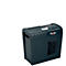 Rexel Secure X6 papiervernietiger P4, deeltjes snijden 4 x 40 mm, 10 l, 6 vel snijcapaciteit, anti-papierstoringstechnologie, zwart