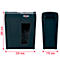 Rexel Secure X8 Aktenvernichter P4, Partikelschnitt 4 x 40 mm, 14 l, 8 Blatt Schnittleistung, Anti-Papierstau-Technologie, schwarz