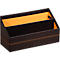 Rhodia Briefhalter, 2 Fächer, mit Trennwand, Kunstleder, 250 x 100 x 140 mm, schwarz