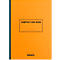 Rhodia Composition Book cahier de notes, 80 feuilles, DIN A5, 80g/m², relié par fil, quadrillé, orange