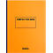 Rhodia Composition Book cahier de notes, 80 feuilles, DIN B5, 80g/m², relié, quadrillé, orange