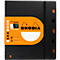 Rhodia ExaBook Notizblock, 80 Blatt, DIN A5+, 90 g/m², Doppelspiralbindung, Trennblätter, Lineal, Innentasche, kariert, mit Rahmen