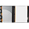 Rhodia ExaMeetingBook carnet de notes, 80 feuilles, DIN A4+, 90 g/m², couverture rigide, reliure à double spirale, intercalaires, règle, ligné