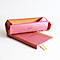 Rhodia Hartschalenmäppchen, Kunstleder, Innenfutter, flache Öffnung, mit Henkel, 230 x 50 x 50 mm, orange