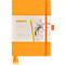 Rhodia Notizbuch Goalbook, 120 Blatt, DIN A5, 90 g/m², Hardcover, gepunktet, orange