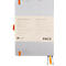 Rhodia Notizbuch Goalbook, 120 Blatt, DIN A5, 90 g/m², Hardcover, gepunktet, silber