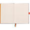 Rhodia Notizbuch Goalbook, 120 Blatt, DIN A5, 90 g/m², Hardcover, gepunktet, silber