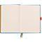 Rhodia Notizbuch Goalbook, 120 Blatt, DIN A5, 90 g/m², Hardcover, gepunktet, türkis