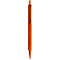 Metallstift in Orange mit spitzem Ende. Die Form ähnelt einem Tropfen.