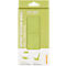 Green mobile phone stand in packaging, with the text "SUPPORT TÉLÉPHONE MOBILE".
