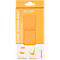 Orange mobile phone stand in cardboard packaging. Prints: Rhodia, Mobile Phone Stand, Easy to assemble.