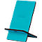 Rhodiarama support de téléphone, support pour smartphone, similicuir, en 2 parties, avec passage de câble, turquoise
