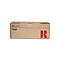 Beige Kartonverpackung mit rotem Ricoh-Logo und der Aufschrift "Toner".