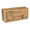 Karton mit Aufdruck: RICOH, Print Cartridge Cyan P C600, Farbe Cyan, Gewicht 197g. Echtheitssiegel.