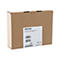 Karton mit Ricoh-Reinigungskartusche. Aufschrift: Cleaning Cartridge C. Aufkleber mit Barcode.