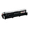 Schwarze Druckpatrone mit Aufdruck "Print Cartridge Black M C240" vor weißem Hintergrund. Achtungshinweise.
