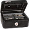 Rieffel Caissette à monnaie VT-GK 1, serrure à cylindre, tôle d'acier, L 153 x P 120 x H 70 mm, noir