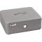 Rieffel Moneta Basic Geldkassette, Zylinderschloss, Stahlblech, B 300 x T 242 x H 106 mm, silbergrau