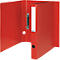 Ringhefter Biella Viria®, für DIN A4, bis 150 Blatt, 2 Ringe Ø 25 mm, mit Griffloch, L 255 x B 31 x H 320 mm, Pappe, rot