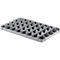 Ringoplast potinzet, voor potten &amp; eurokratten, 5 x 8, bodem, voedselveilig, stapelbaar, B 365 x H 55 mm, kunststof, lichtgrijs