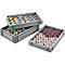 Ringoplast potinzet, voor potten &amp; eurokratten, 5 x 8, bovenzijde, voedselveilig, stapelbaar, B 365 x H 55 mm, kunststof, lichtgrijs