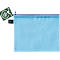 Ritssluiting FolderSys, A5, dikte 0,20 mm, B 254 x H 200 mm, PVC-vrije folie, blauw-transparant