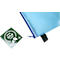 Ritszak FolderSys, A4, dikte 0,20 mm, B 357 x H 272 mm, PVC-vrije folie, blauw-transparant