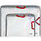 Ritszak FolderSys Bungee-Bag, A4, 0,20 mm, koord/lint/lussen, B 355 x H 275 mm, PVC-vrije folie, transparant-rood-grijs-zwart