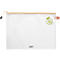 Ritszak FolderSys, lus &amp; koord, PVC-vrij, transparant plastic, maat A4, 10 stuks