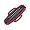 Riva Case Biscayne - Notebook-Tasche - 39.6 cm (15.6') - Rot