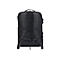 Schwarzer Rucksack von hinten. Schultergurte, Tragegriff oben. Auf der RÃ¼ckseite steht SWISSCASE.