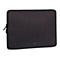 Dunkelgraue Laptoptasche mit ReiÃŸverschluss.