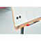 Rocada Natural Transformer flip-over, stalen bord, frame in houtlook, met wielen