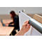 Rocada Natural Transformer flip-over, stalen bord, frame in houtlook, met wielen