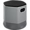 rocada Soft Seating Sitzhocker 3D, Ø 450 x H 440-560 mm, höhenverstellbar, flammenhemmend, grau